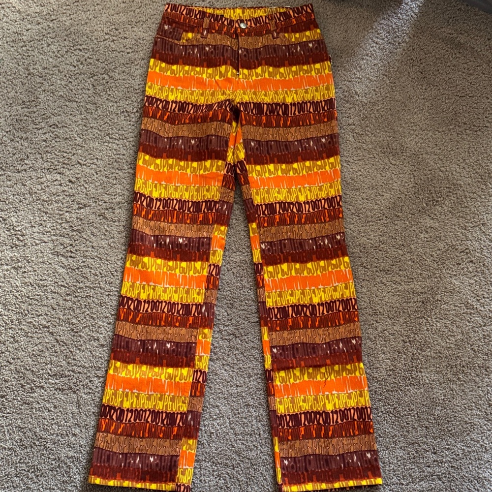 JPG Jean's Vibrant Patterned Pants